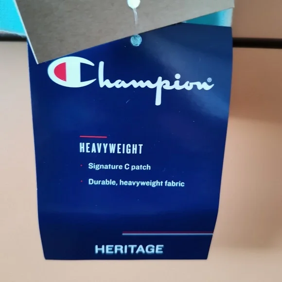 CHAMPIOM Heavyweight Heritage Football Tee - (L) NWT - Picture 8 of 14